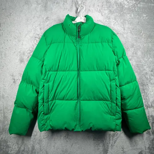 Vibrant Green Puffer Jacket Amazon Essentials S Warm Quilted Puffy Coat Winter