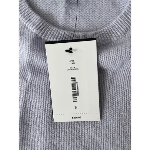 C by Bloomingdales Cashmere Sweater Womens Small Long Sleeve serenity blue Purple