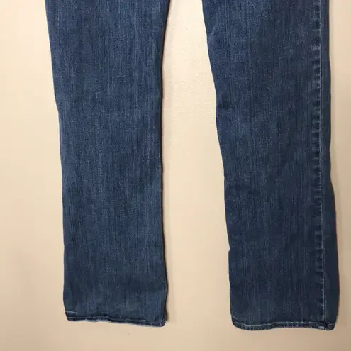 Abercrombie & Fitch  medium wash boot cut denim jeans size 6 long