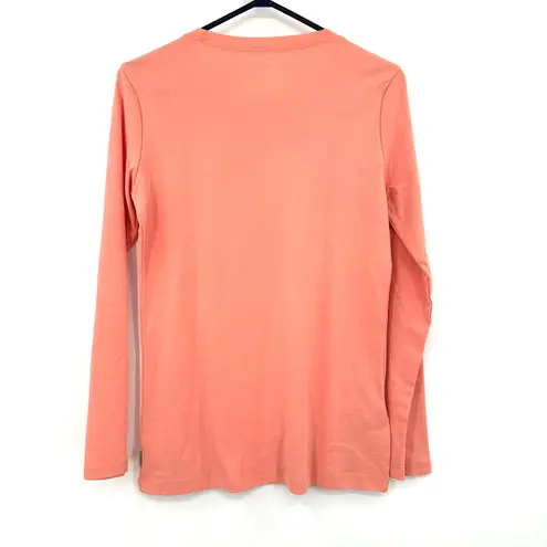 Eddie Bauer  Size Large‎ Long Sleeve Top Shirt Tee T-Shirt Blouse Cotton Pink
