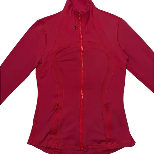 Lululemon  Define Jacket Women’s Size 8 Ambika Pink Pockets Activewear