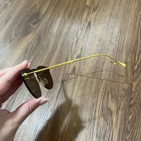 illesteva Brown Leonard Mask Sunglasses $190