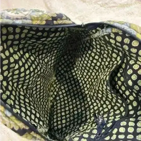 Vera Bradley Womens Cambridge Pattern Quilted Purse Green/‎ Navy