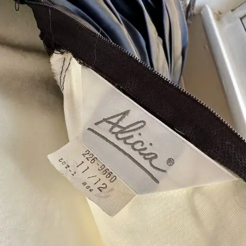 80s 90s Vintage Tea Length Black Lace Spaghetti Strap Dress Junior Prom Cosplay Size undefined