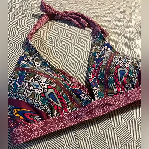 prAna - Lahari Halter Bikini Top | Pomegranate Marrakesh - NWT | Large - $55