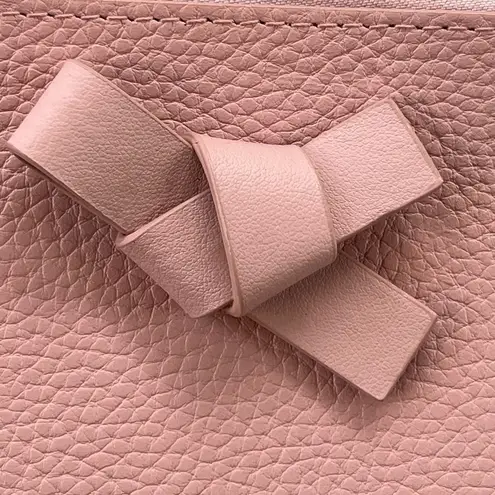 TED BAKER LONDON pink knot bow pouch