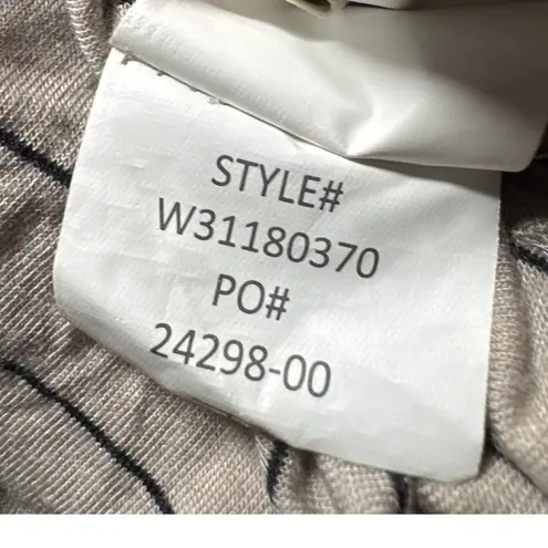 prAna Striped T-Shirt Dress Casual V-Neck Short Sleeve Comfortable XS