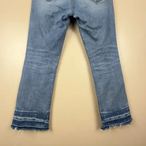 Driftwood Colette Women’s Straight-Leg Cropped Embroidered Jeans Size 27