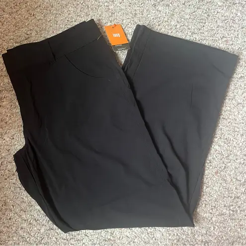 Lucy flex walkabout collection stretch black pants women large short work casual