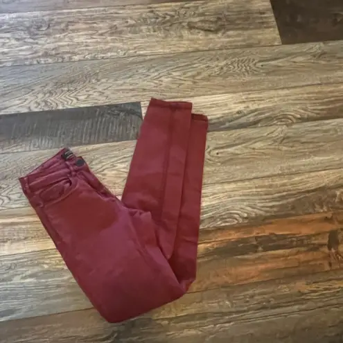 Scotch & Soda Maison Scotch size 24x32 skinny jeans maroon