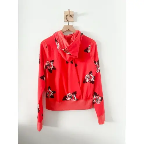 Lululemon Namaskar Hoodie Sweater Atomic Flower Parfait Orange Size 6 Full Zip