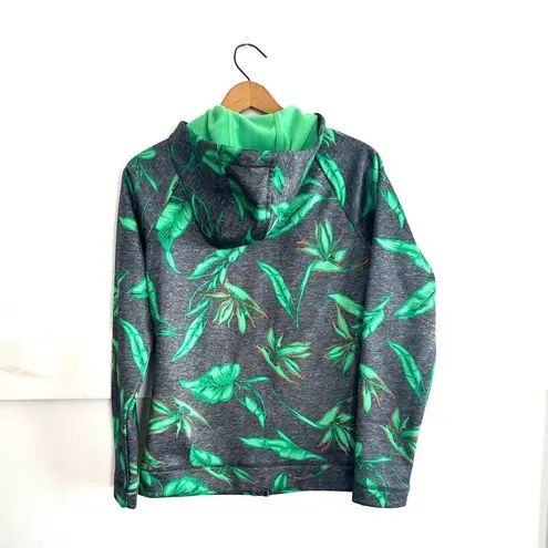 Burton  WB Peak Hoodie Dryride Dark Ash Hawaiian Green Grey Plant Small