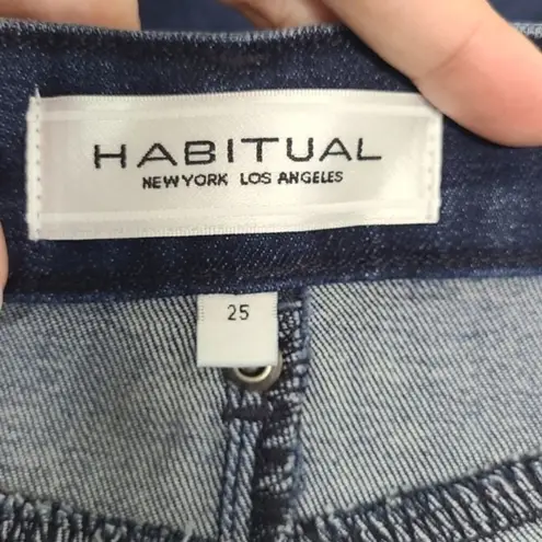 Habitual High Rise Skinny Blue Jeans Size 25