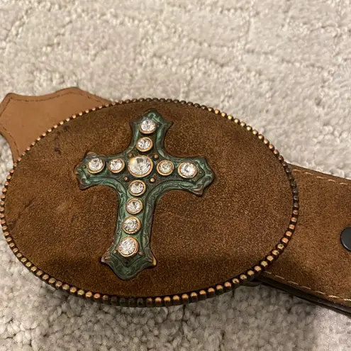 Tony Lama Southwest Cross Belt - Size 36