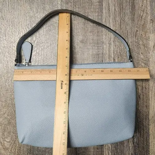 Guess  Women's Faux Pebbled Texture Leather Baby Sky Blue Shoulder Purse Spring