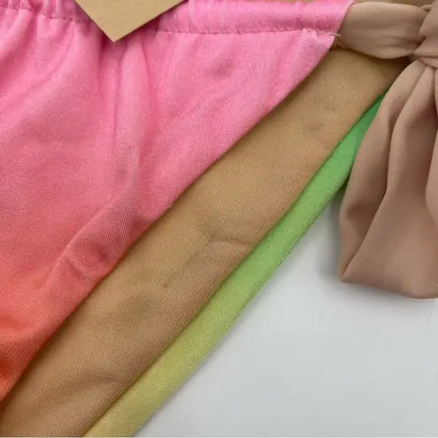 REEF Bikini Bottoms Rainbow Ombre Tie Waist Swim Teen Spirit NWT Size Small