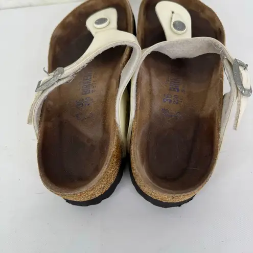 Birkenstock  Gizeh Graceful Pearl White Thong Sandals Size 36 US 5