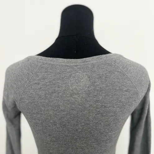 Authentic American Heritage Authentic America Heritage Light Gray Henley Waffle Long Sleeve in Size XS