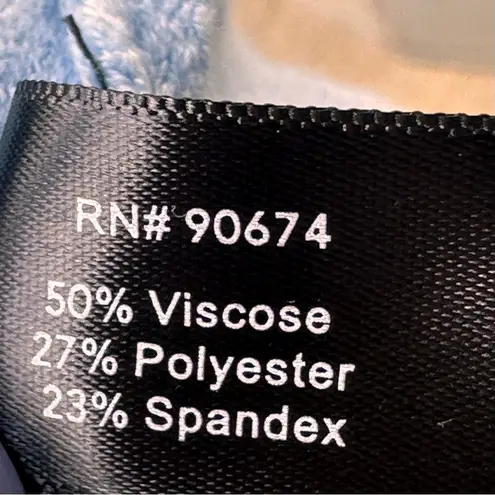 Boston Proper Blue Pearl trimmed cardigan Size M