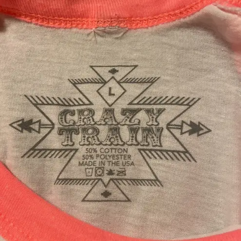 Crazy Train Pink and Floral He Is Risen Baseball Tee