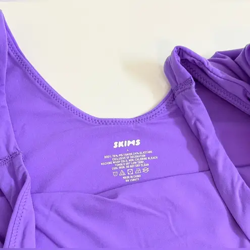 SKIMS Fits Everybody Square Neck Bodysuit - Ultra Violet - L