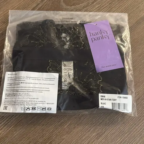 Hanky Panky NWT Written In The Stars Lace Teddy Bodysuit