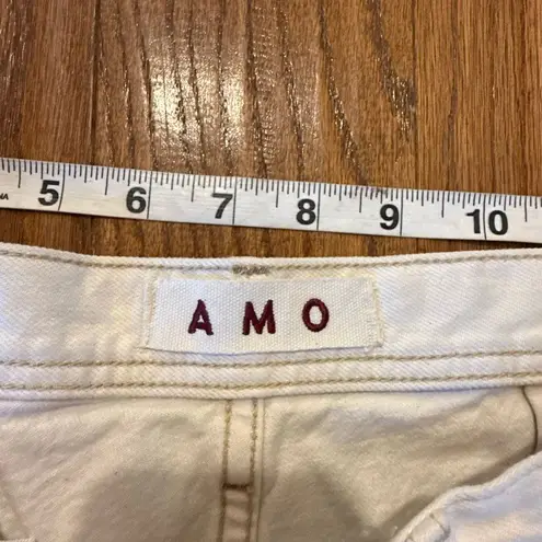 AMO painterly pant natural cotton high rise jeans size 26