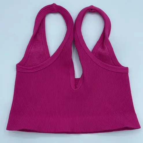 Free People NEW Set!  Movement XS/S Happiness Runs Scoop Neck Sports Bra Berry