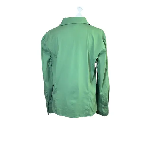 Lafayette 148 Green Hidden Button