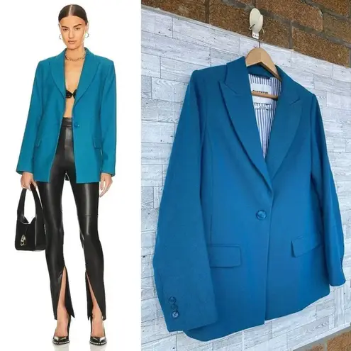 Essentiel Antwerp Cidade Single Breasted Blazer in Palace Blue size 36/4