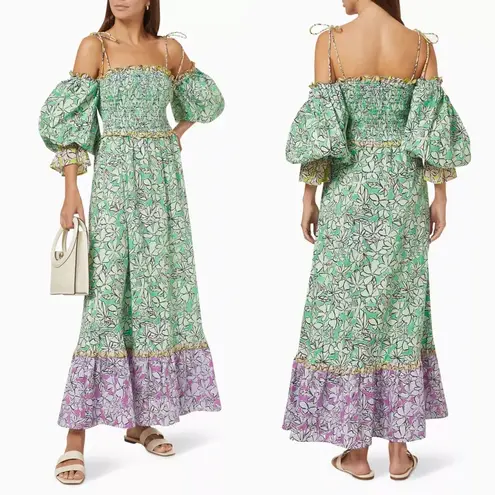 NWT CeliaB Lurleen Maxi Dress Size XS Green