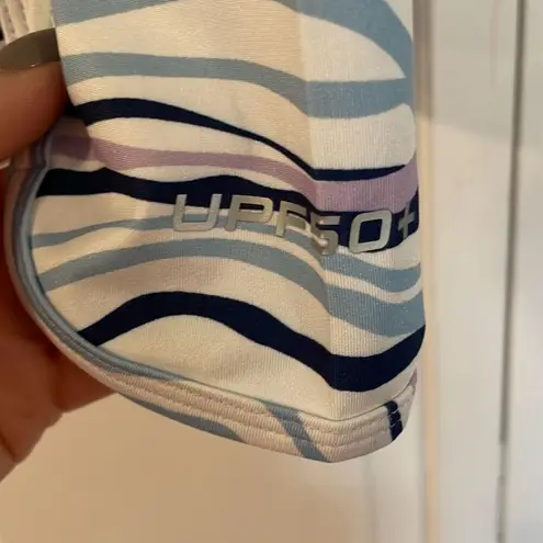 Coolibar UPF 50 patterned geodeālong sleeve top Small Blue