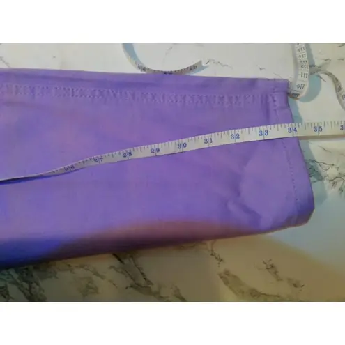 Liverpool Womens Abby Ankle Skinny Jeans Lavender Size 12P