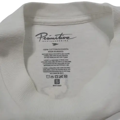 Primitive Skateboarding Shirt Size Small Long Sleeve T-Shirt Butterflies Graphic Tee Unisex T-Shirt