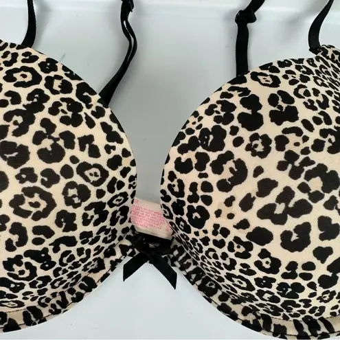 Victoria's Secret Victoria’s Secret Push Up Bra Sz 34C Leopard Print thumbnail 5