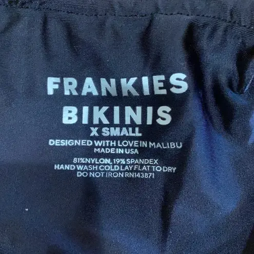 frankie's bikinis Frankie’s x alo black tie bottoms