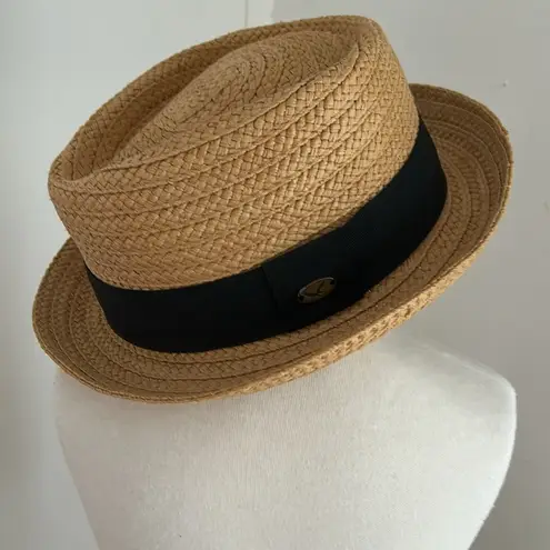 Epoch Tan Straw Fedora sz S/M