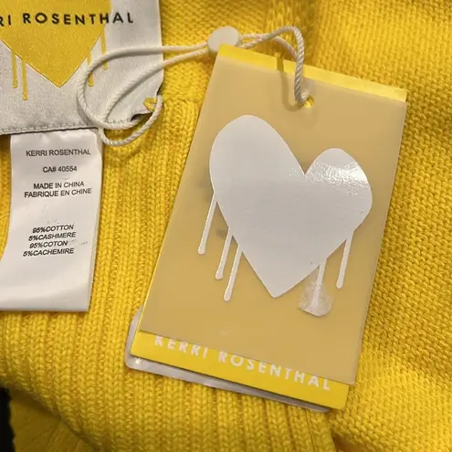 Kerri Rosenthal Sunshine Scarf in Yellow, One Size New w/Tag $198 Yellow