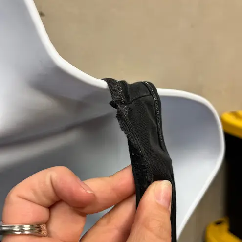 Baby Phat Vintage Y2K Black Glitter Logo Fitted Scoop Neck Tank Top Large L