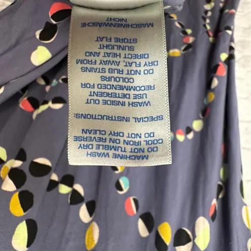 Boden Women's Dress US 10R Fit & Flare Jersey Knit Abstract Print Mod Retro Chic Blue Size 10