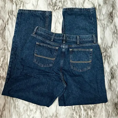 CE Schmidt Workwear Flannel Lined Womens Sz 14 X 34 Denim Blue Jeans Pink Check