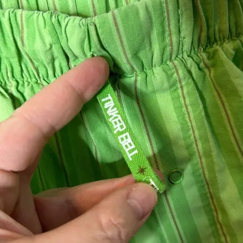 Disney  Tinker Bell Pajama Green Pants Size Large
