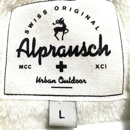 Sweater hoodie jacket bohemian wool blend:Box X: White Size L