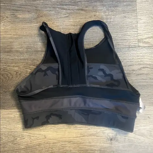 Zyia Active One More Rep Camouflage Padded Athletic Sports Bra Size Medium