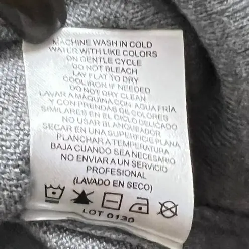 Hilary Radley Sweatshirt Hoodie Jacket Gray Long Sleeve Long Sleeve Pullover M