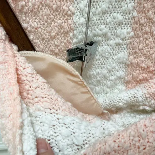 Vintage Deb boucle striped knit v