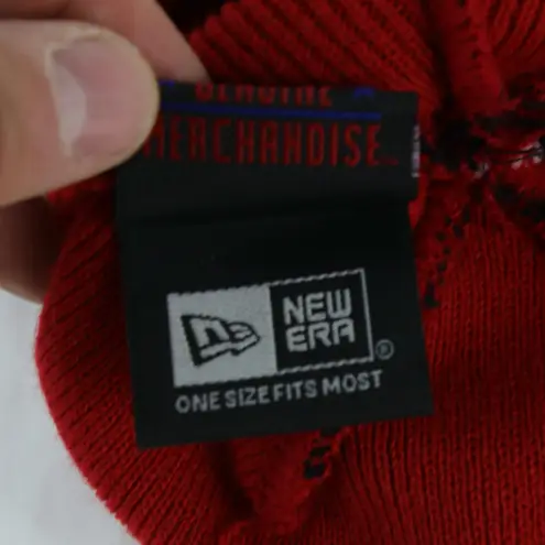 New Era Cap New Era Boston Red Sox Red White & Blue Beanie with Pom Adult Size