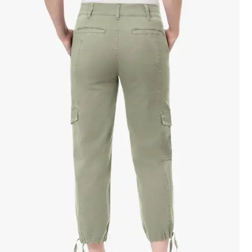 Kensie  Mid Rise Stretch Twill Drawstring Jogger Cargo Pants,Green ,12/31 NWT - Image 3
