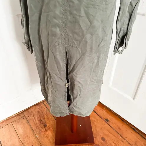 American Eagle  Olive Green Trench