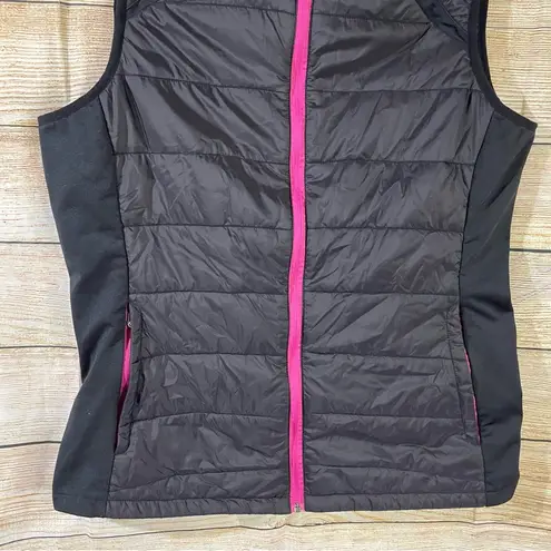 PROQUIP thermal quilted waterproof black puffer vest full zipper Size Medium